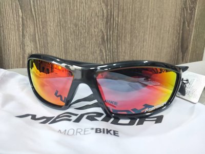【單車元素】美利達 Merida 1152 運動款護目鏡 太陽眼鏡 (紅）
