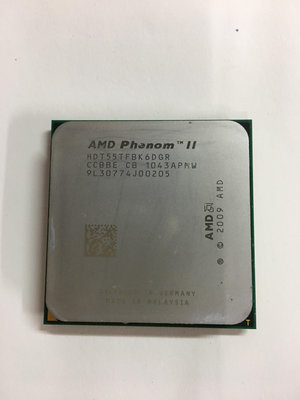 電腦雜貨店→AMD Phenom II X6 1055T AM3+ 六核心 CPU/125W/二手良品 $650