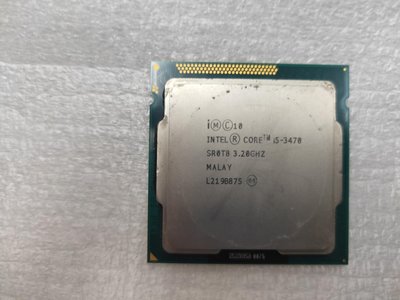 【電腦零件補給站】Intel Core i5-3470 3.2G四核處理器 1155腳位