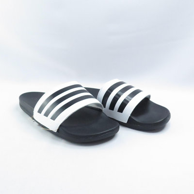 ADIDAS GZ5893 男女拖鞋 ADILETTE COMFORT 輕量 避震 黑白 整數碼【iSport愛運動】