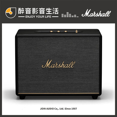 【醉音影音生活】英國 Marshall Woburn III 經典黑 第三代 藍牙喇叭.台灣公司貨