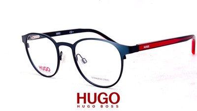 【本閣】HUGO BOSS HG1030德國精品光學眼鏡圓框 彈簧鏡腳消光黑色 dita thom moscot 增永