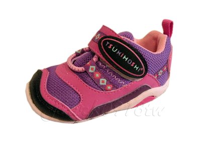☆【jp日本進口童鞋】☆JP:5092901日本MoonStar TSUKIHOSHI機能娃娃鞋(特價690免運費)紫色