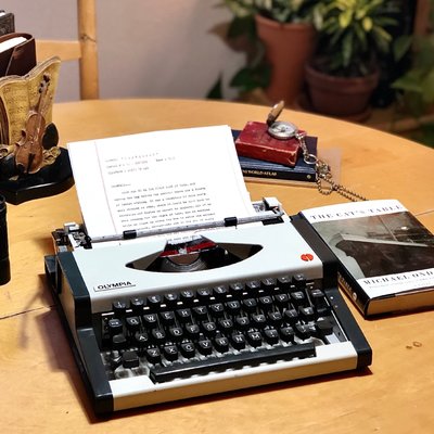 推薦德國Olympia老式機械打字機復古奧林匹亞英文可打字~特價