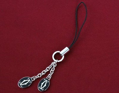 Cartier精品 CHARMS DBLE C手機吊飾[雙圓]
