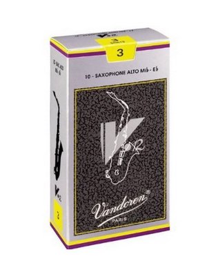 【現代樂器】 全新法國進口 Vandoren V12 Alto Saxophone 銀盒 中音薩克斯風 3號竹片