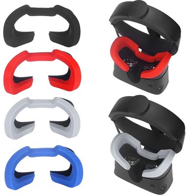 柔軟矽膠眼罩蓋面罩 用於Oculus Rift S VR耳機透氣遮光眼罩墊