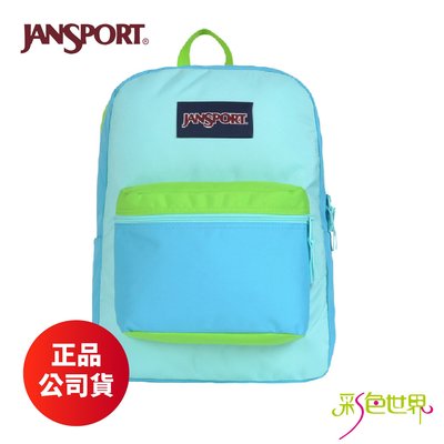 【Jansport™】 原廠公司貨 後背包 JS-43502-00S田園小品 彩色世界