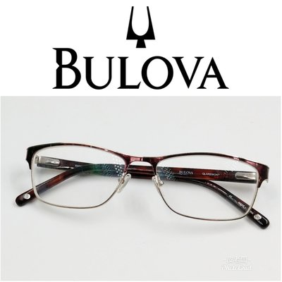 【皮老闆】  二手真品 BULOVA  寶路華 鏡框 眼鏡 (98)