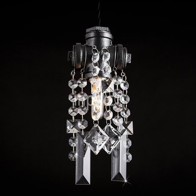 INPHIC-復古水管吊燈歐式奢華水晶客廳餐廳 燈會所別墅裝飾吊燈