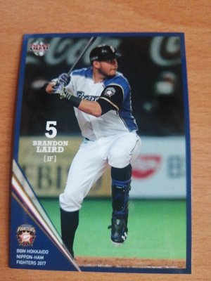 2017 BBM 日本火腿鬥士球員卡 Laird