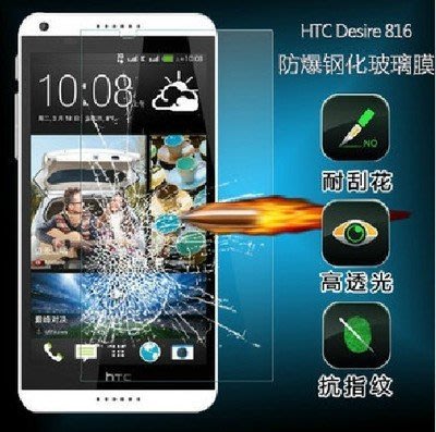 HTC 816 鋼化玻璃膜 htc 816e 玻璃保護貼