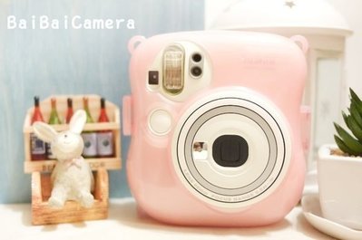 [bai's Camera] 夜光粉紅 拍立得 Mini25 mini 25 水晶殼 保護殼 保護套 硬殼 單眼相機包