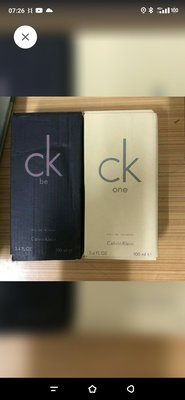 ck calvin klein ck one香水100ml有黑色跟白色的ck be香水100ml