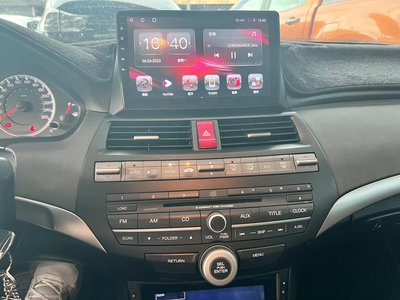 Honda 本田 Accord 雅歌八代 8代雅哥 K13 10吋專用機 安卓版觸控螢幕主機 導航/USB/方控/AUX