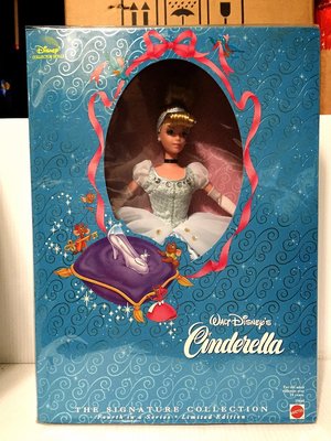 【Barbie 芭比娃娃收藏館】Disney 1998【Cinderella】19960 全新限量絕版逸品