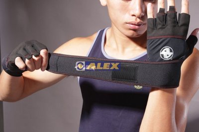 ALEX A-38 POWER 手腕 重訓手套 抓舉 舉重 自行車 防滑 健力 重訓 手套~免運費唷!