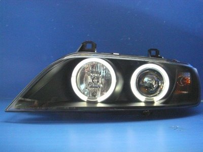 小亞車燈╠ 全新外銷專用頂級品BMW Z3黑框.晶鑽光圈魚眼大燈.超亮版