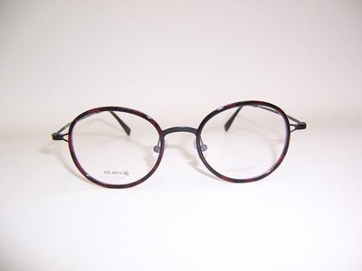 光寶眼鏡城(台南) VAGABOND 復古圓型複合款眼鏡 VG /M5315/CS4+整支霧黑合金面包塑鋼ULTEM,