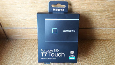 [一元起標無底價]三星 Samsung Portable SSD T7 Touch 500GB/USB3.2 移動式SSD固態硬碟/全新品