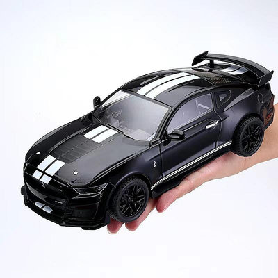 福特GT500野馬謝爾比118合金仿真汽車模型跑車模型玩具男孩禮物