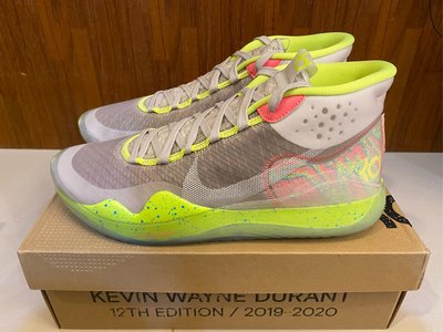 【S.M.P】Nike KD 12 90S Kid 灰綠 籃球鞋 AR4229-900
