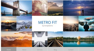 Metro Fit 響應式網頁模板、HTML5+CSS3、網頁特效  #15416