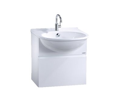 =DIY水電材料零售= 凱撒衛浴LF5302B/EH05302A檯面式瓷盆浴櫃組(不含龍頭)