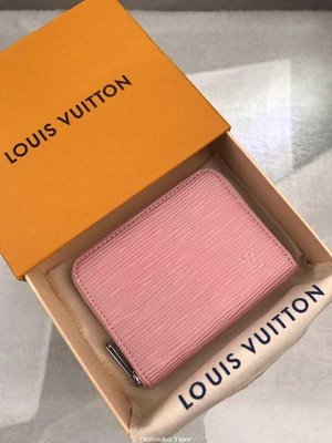 二手Louis Vuitton LV Zippy拉鏈零錢包 M61206粉色