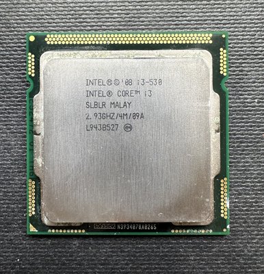 Intel® Core™ i3-530 處理器 4M 快取記憶體，2.93 GHz