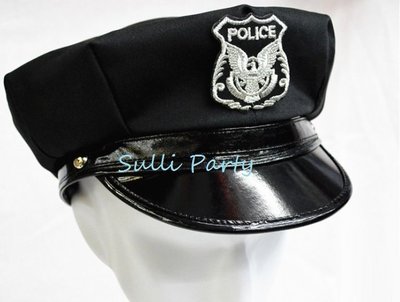 雪莉派對~造型警帽+警棍+手銬 角色扮演 警察配件 尾牙派對表演 聖誕派對 萬聖派對 變裝派對