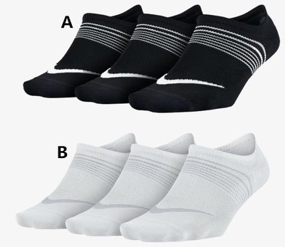 【Dr.Shoes】Nike LIGHTWEIGHT 輕量 船型襪 3雙一組 運動襪 黑SX5277-010 白100
