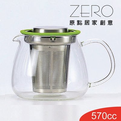 SYG耐熱玻璃花茶壺570ml-平蓋