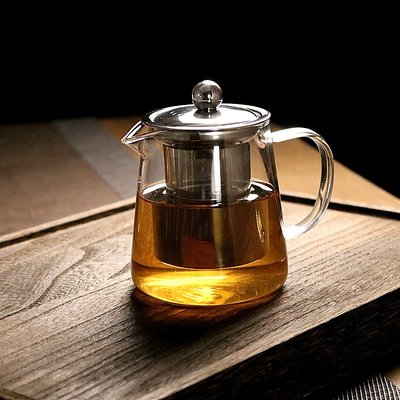 廠家現貨直發加厚玻璃茶壺家用耐熱高溫紅茶泡茶器透明功夫茶具套裝過濾泡茶壺