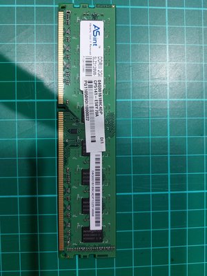 DDR3-1333 2GB ASint 桌上型記憶體 昱聯 雙面顆粒 SLZ3128M8-EDJED