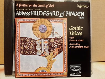 Abbess Hildegard Of Bingen,A Feather on the Breath Of God,赫德嘉·賓根，呼吸上帝的羽毛，如新。
