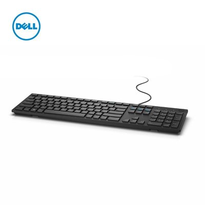 下殺-鍵盤Dell/戴爾有線鍵盤辦公專用打字巧克力鍵盤電腦臺式筆記本外接USB鍵盤鼠標套裝KB216數字小鍵盤