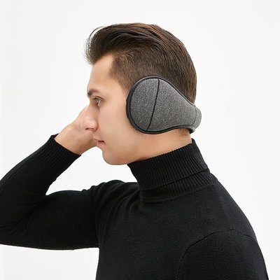 保暖耳罩冬季保暖耳罩男後戴式耳暖可折疊調節耳包時尚女耳帽護耳套耳捂子     新品 促銷簡約