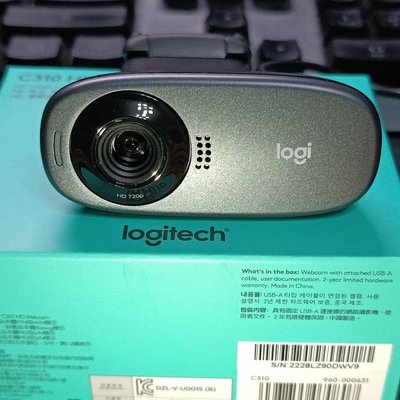 Logitech 羅技 C310 HD 網路直播視訊攝影機 Webcam 500萬畫素快照