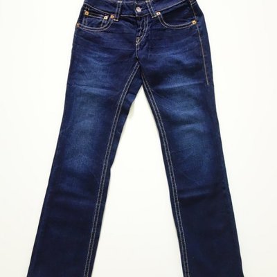 Levi's 925 女款排釦深藍色低腰牛仔褲27腰| Yahoo奇摩拍賣