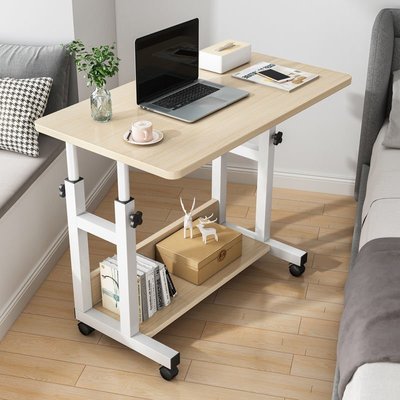 現貨 床邊桌可移動家用小桌子升降臥室簡約床上書桌宿舍簡易懶人電腦桌 Rian簡約