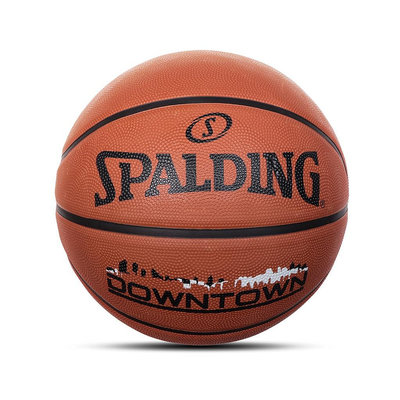 正版 正品 現貨秒發Spalding 籃球 Downtown 斯伯丁 橘 戶外球 耐磨 7號球 深刻紋 橡膠 【ACS】 SPA84363