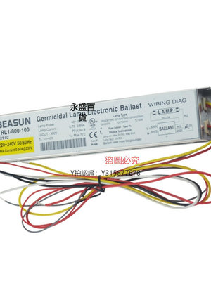 整流器 BEASUN百士RL1-800-100電子鎮流器 75W/80W/100W水處理紫外線燈管