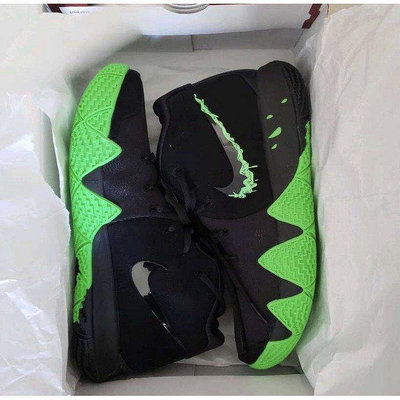 耐克Nike Kyrie 4 Halloween 萬聖節 黑綠 籃球 公司現貨 943807 厚底 運動慢跑鞋