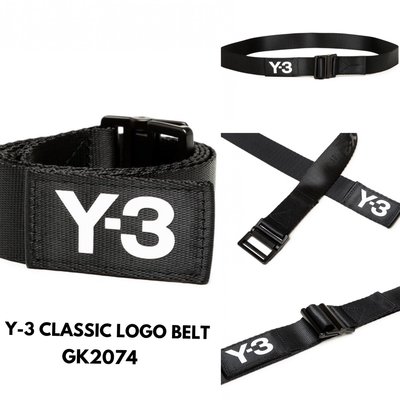 【超搶手】全新正品 最新品 現貨 Y-3 CLASSIC LOGO BELT GK2074 山本耀司 皮帶 腰帶 黑色L