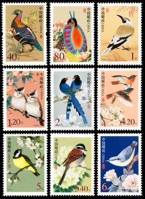中國郵票- 2002年 普 R31 中國鳥- 套票-全新 -可合併郵資