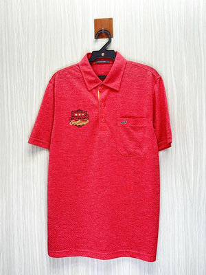 Crocodile 鱷魚專櫃 紅色徽章小Logo口袋Polo衫