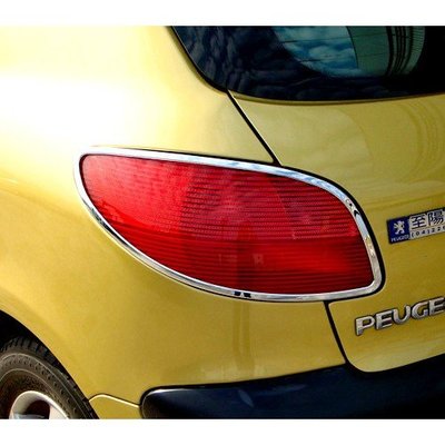 【JR佳睿精品】寶獅 Peugeot 206 鍍鉻 後燈 燈框 尾燈 電鍍 改裝 精品 台灣製