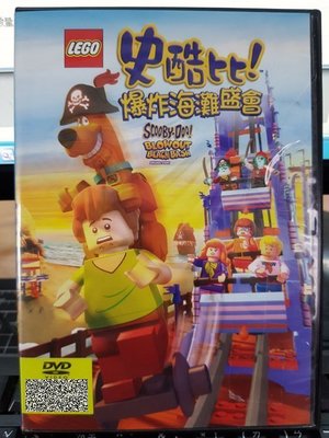 挖寶二手片-Y29-531-正版DVD-動畫【史酷比!爆炸海灘盛會】-LEGO(直購價)