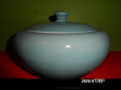 金門瓷器陶瓷氣鍋/收藏/擺飾